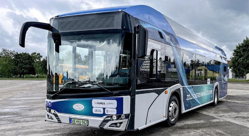 Zalaegerszegen tesztel hidrogén-üzemanyagcellás autóbuszt a HUMDA és a Volánbusz