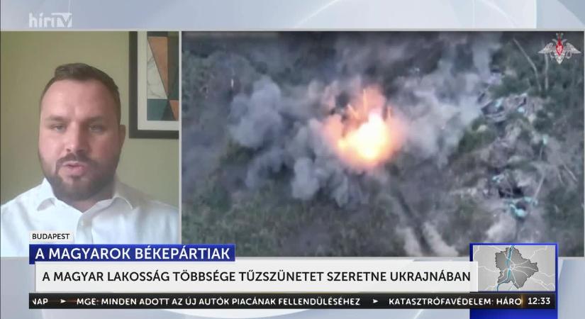A magyar lakosság többsége tűzszünetet szeretne Ukrajnában  videó