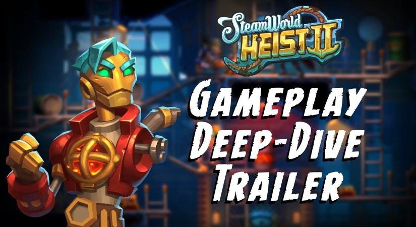 Gameplay trailert kapott a SteamWorld Heist II