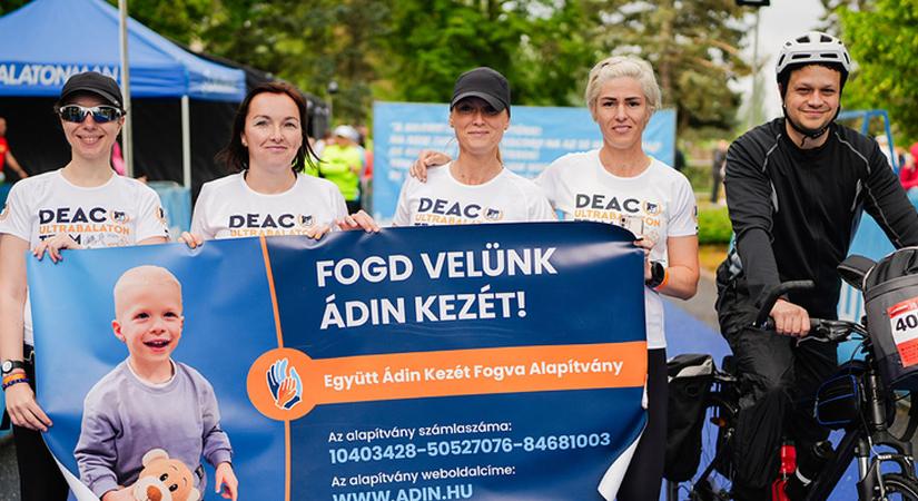 DEAC-osok futották körbe a Balatont Ádin gyógyulásáért