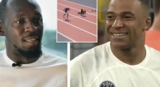 Mbappé elfogadta Usain Bolt kihívását