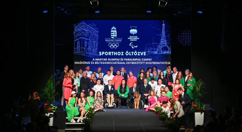 Élsportolók és hírességek mutatták be a magyar olimpiai csapat párizsi formaruháit