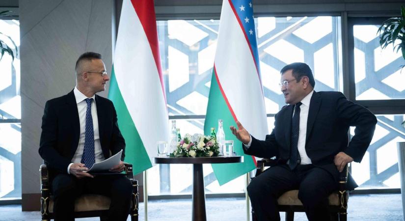 Szijjártó Péter: a magyar-üzbég együttműködés az energetika területére is kiterjedhet
