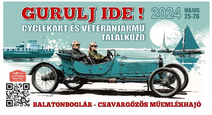 Gurulj ide – Cyclekart és veteránjármű találkozó 2024 Balatonboglár