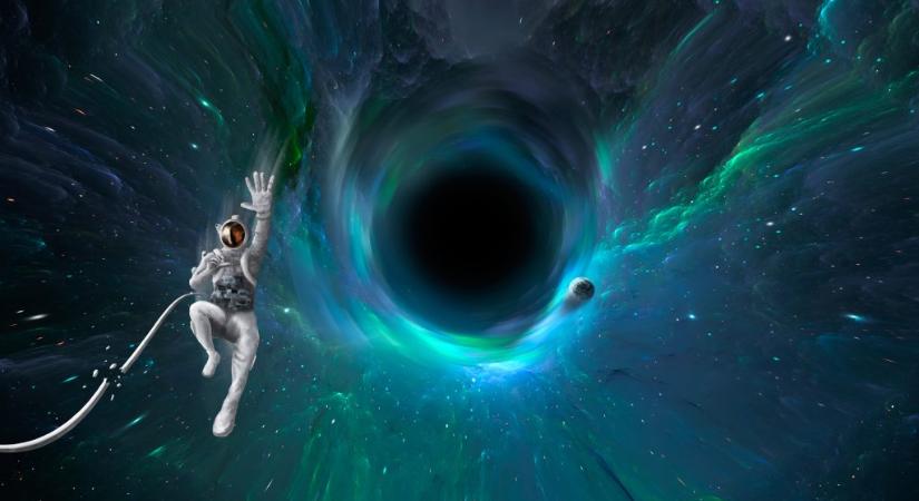 Videó: ilyen lehet beleesni egy fekete lyukba