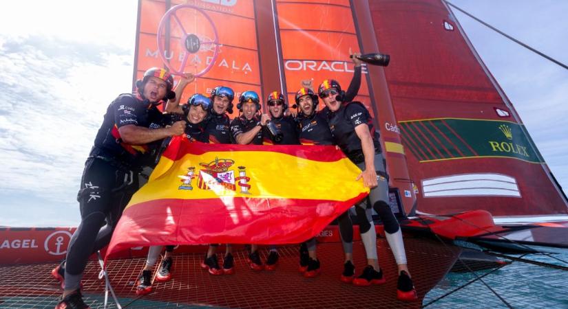 Spanyol győzelem Bermudán – elképesztő erőt mutattak a SailGP-ben