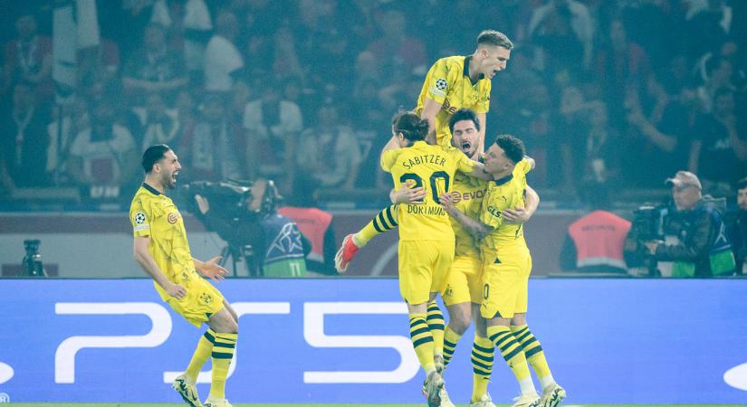 A Dortmund Párizsban is lenullázta a PSG-t, 11 év után jutott be újra BL-döntőbe