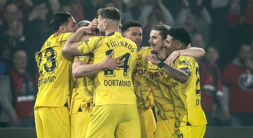 A Dortmund és a kapufa kifogott a PSG-n, a Borussia BL-döntős