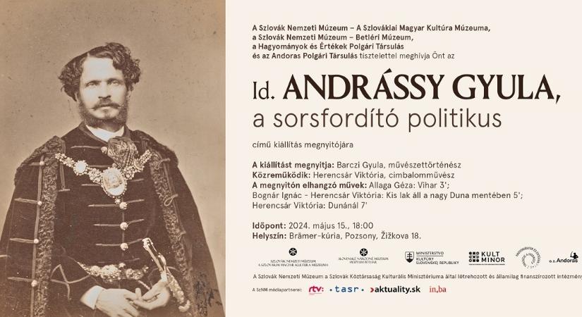 Id. Andrássy Gyula monografikus kiállítása a pozsonyi Brämer-kúriában