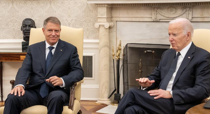 A Fehér Házban tett látogatást a román elnök