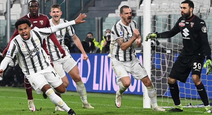 A második félidőben fordított a Juventus a városi rivális ellen - videó
