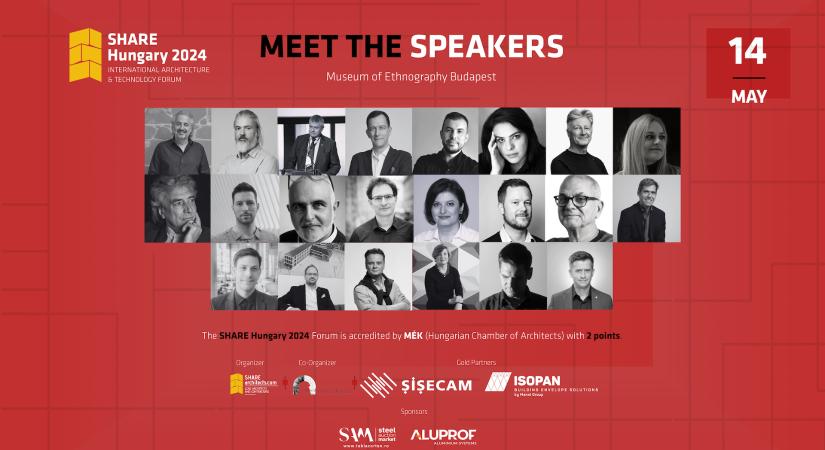 Elismert hazai és nemzetközi tervezők a 8. SHARE Magyarország 2024 konferencia előadói között