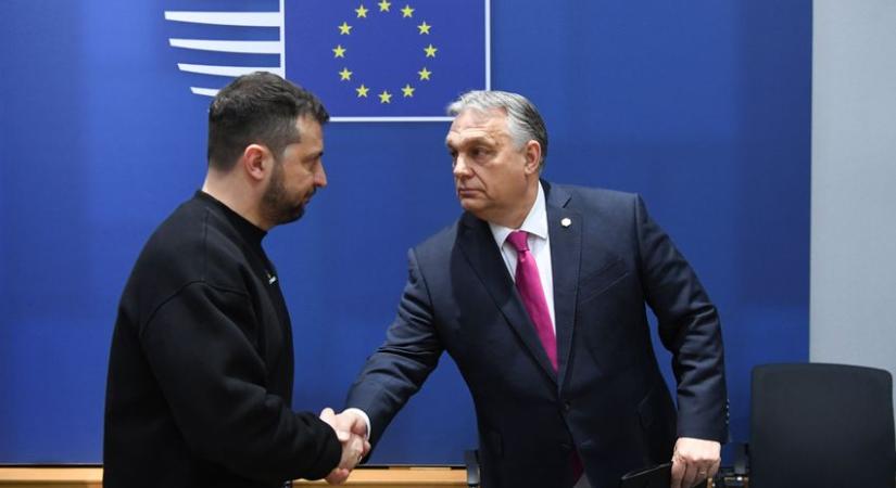 Az ukrán elnökkel tárgyalt Orbán Viktor
