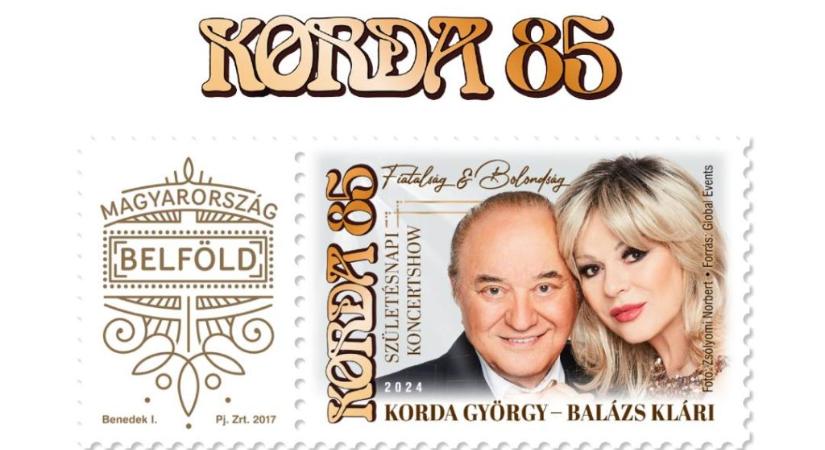 Bélyeggel ünnepli Korda György 85. születésnapját a Magyar Posta