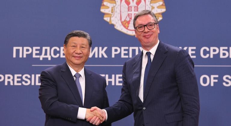 A kínai és szerb elnök sziklaszilárd barátságukról beszéltek a találkozójuk után
