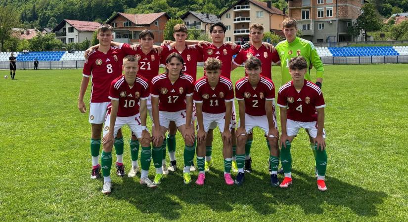 U16: óriási izgalmakat hozott a magyar válogatott meccse