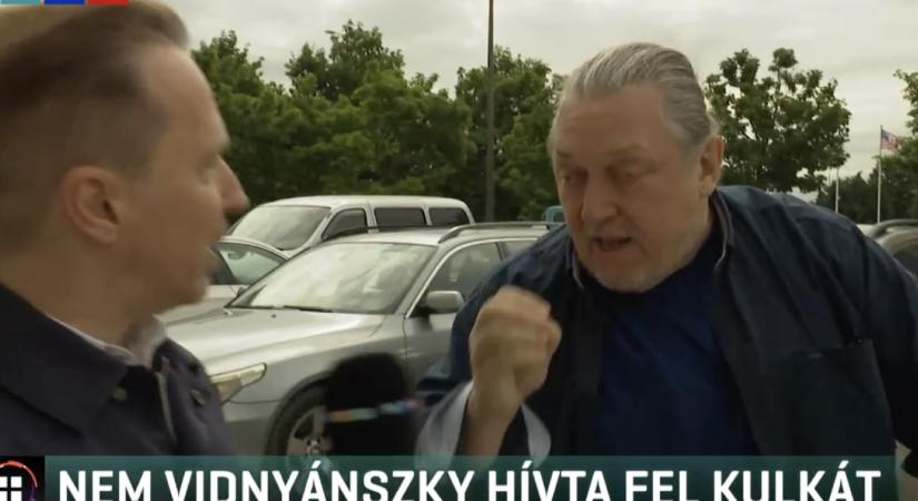 Üvöltve küldte el az RTL riporterét Vidnyánszky Attila