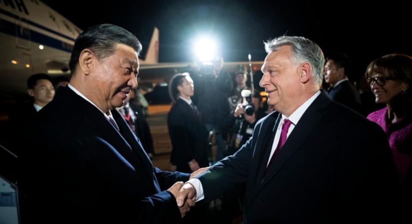 Orbán Viktor fogadta a Budapestre érkező kínai elnököt