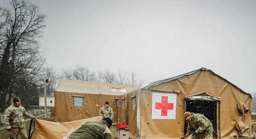 A világ legnagyobb többnemzetiségű katona-egészségügyi gyakorlata zajlik Magyarországon