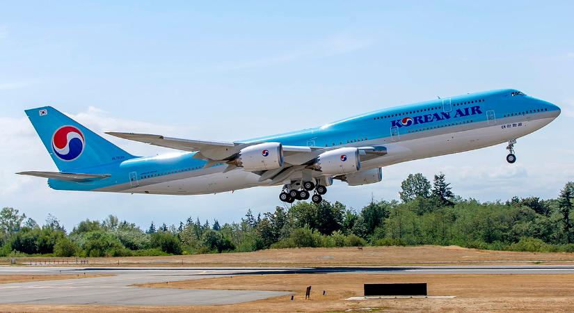 A Korean Air Boeing 747-8-asai lesznek az USA ítéletnapi repülőgépei