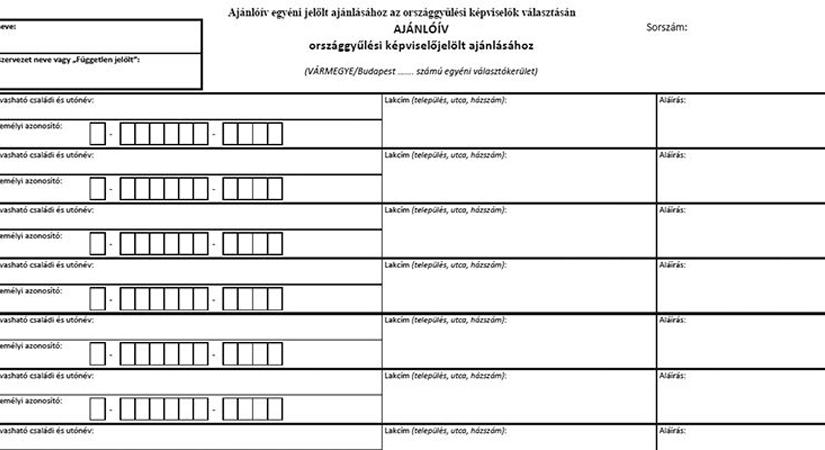 Sokba kerültek a vissza nem vitt ajánlóívek