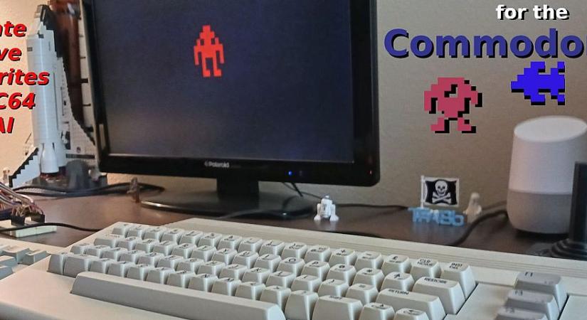 Videón a képgeneráló mesterséges intelligencia, ami egy Commodore 64-en fut
