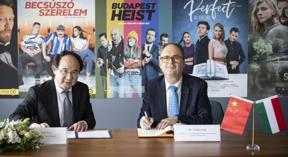 Jönnek a kínai-magyar filmek és szinergiák - együttműködési megállapodást írt alá Káel Csaba a kínai kollégájával