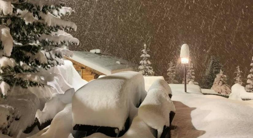 Méteres hó hullott az Alpokban, Pécsett tavasz lesz