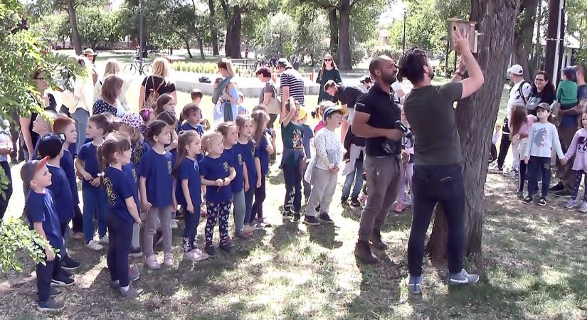 Csicsergés és röptetés: változatosan ünnepelték Debrecenben a madarak és fák napját