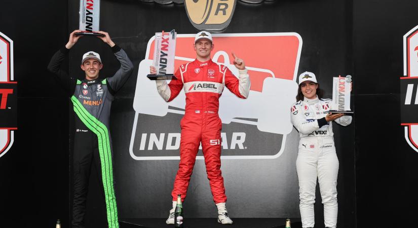 Jamie Chadwick lett az első nő 14 év után, aki dobogóra állhatott az IndyCar előszobájában