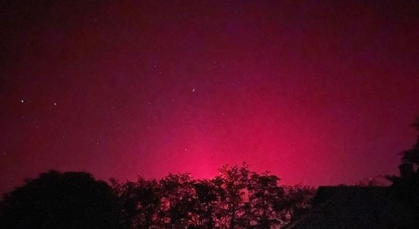 Csongrád-Csanádban is rózsaszínbe borult az ég