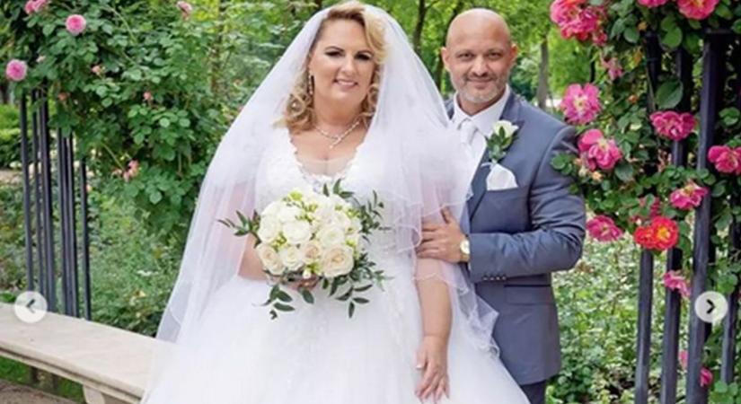 Kunovics Katinka esküvő fotója: 45 évesen férjhez ment, és külföldre költözött