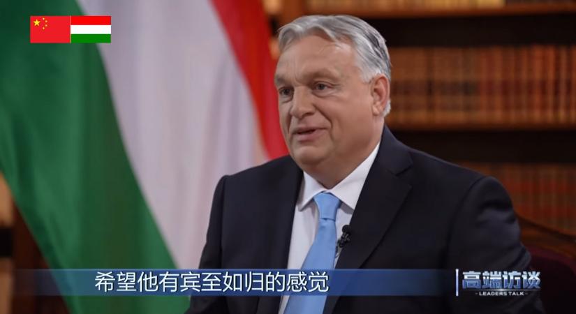 Orbán Viktor a kínai köztévének: Az én feladatom a következő fél évben az lesz, hogy javítsam a Kína és az Európai Unió közti kereskedelmi kapcsolatokat