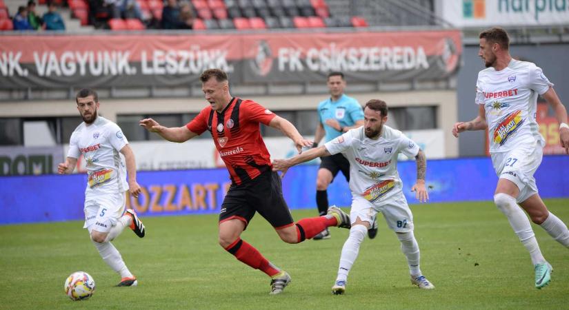 Liga2: A hosszabbításban kapott gólt, hazai vereséggel zárt az FK Csíkszereda