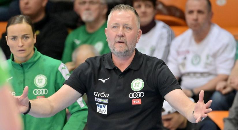 A Győr vezetőedzője máris gratulált a Ferencváros bajnoki címéhez