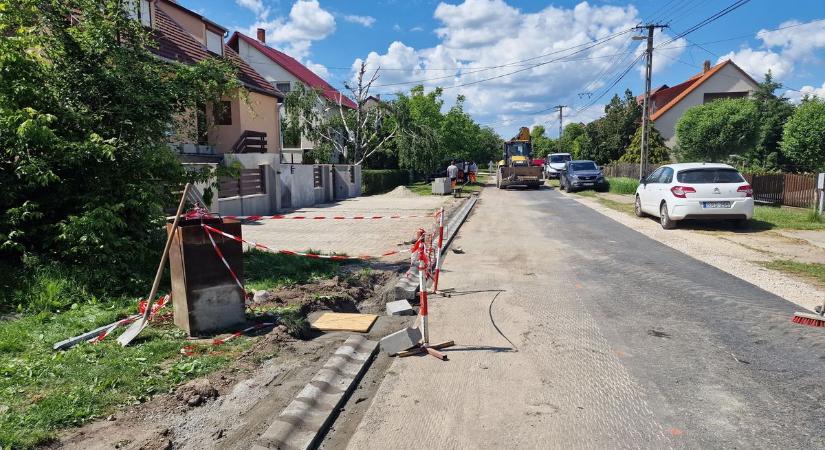 Mezőfalva: Hamarosan elkészül a Semmelweis utcai komplex vízelvezetés