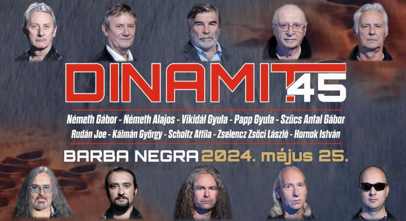 Dinamit 45 – A teljes csapat színpadra áll