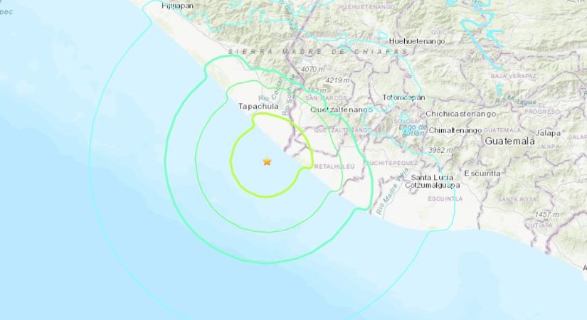 6,4 -es földrengés volt Mexikóban