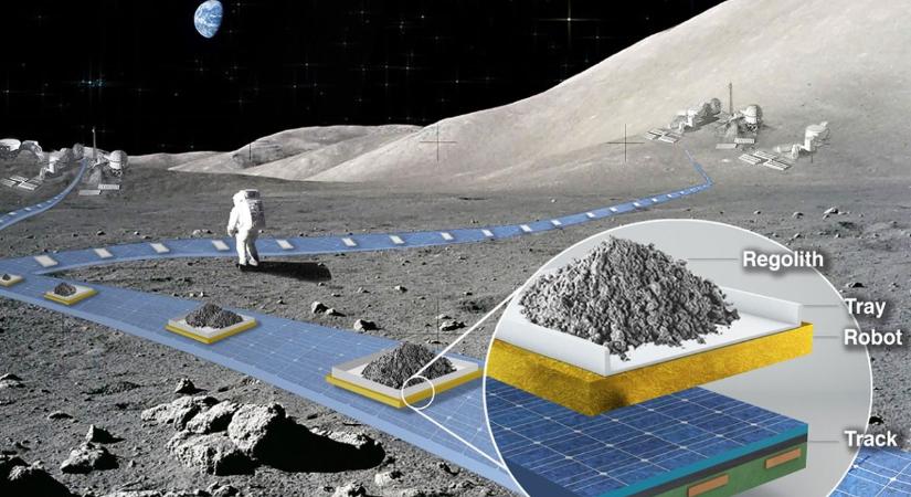 Vasutat akar építeni a Holdon a NASA