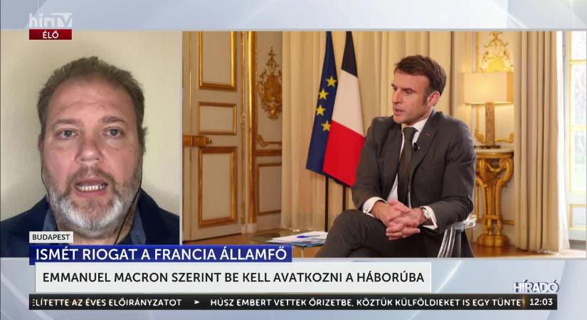 Emmanuel Macron szerint be kell avatkozni a háborúba  videó