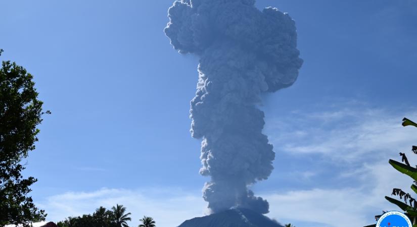 Ismét kitört az Ibu vulkán Indonéziában