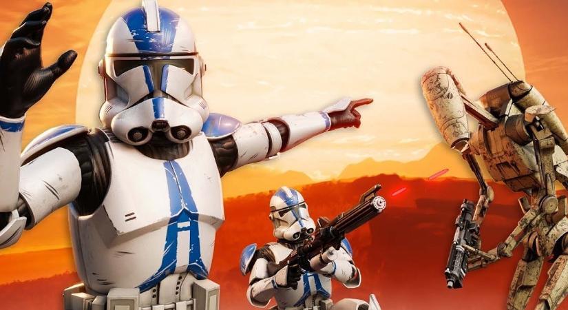 A Helldivers 2-ben elevenedik meg a Star Wars: A klónok háborúja