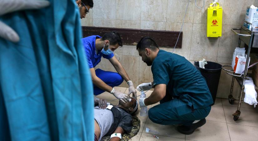 Hamász: órákon belül összeomolhat az egészségügyi ellátás Gázában