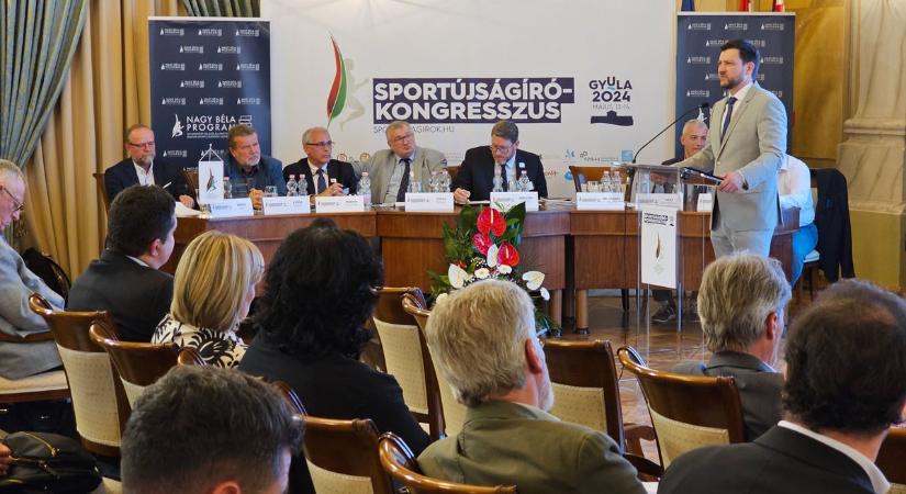 Dániából is érkezett vendég a sportújságírók gyulai kongresszusára