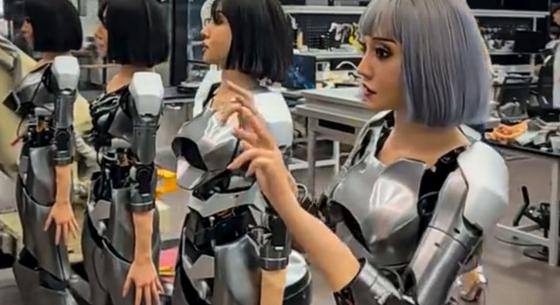Egy zavarba ejtő videó betekintést enged a humanoid robotok „szülészetére”