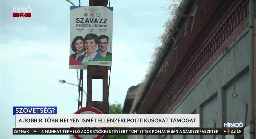 A Jobbik több helyen ismét ellenzéki politikusokat támogat  videó