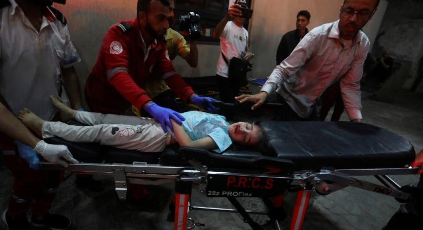 Sürgősségi kórházat állít fel a Gázai övezetben a vöröskereszt