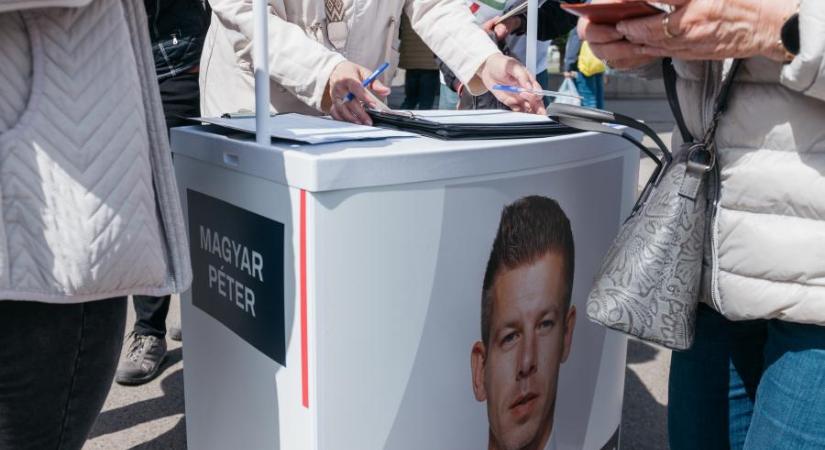 Závecz Research: Magyar Péter pártjának már másfél millió szavazója van, az EP-listája a második a Fideszé mögött