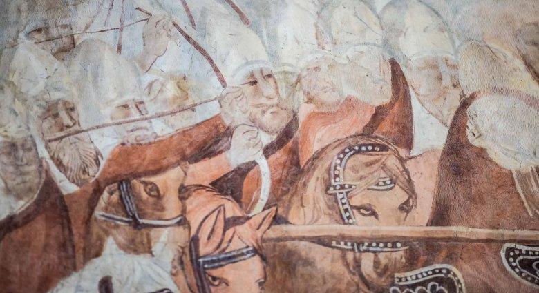 Előadás a Szent László-legendát ábrázoló freskókról