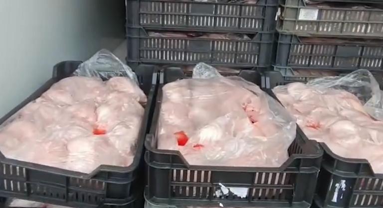Több tonna romlott csirkehúst szállított egy férfi az M5-ös autópályán